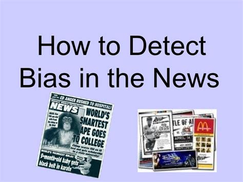 how to detect bias in the news
